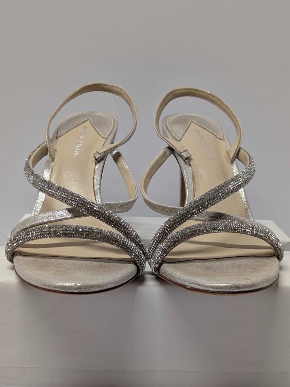 Antonio Melani Mesli Strappy Dress Sandal in Metallic Gold - Picture 10 of 15